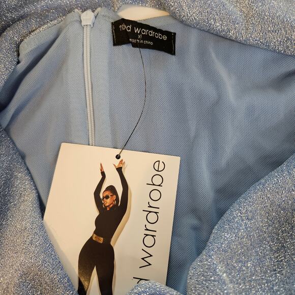 Naked Wardrobe Glow On Jumpsuit Blue Size X Large - Picture 5 of 11